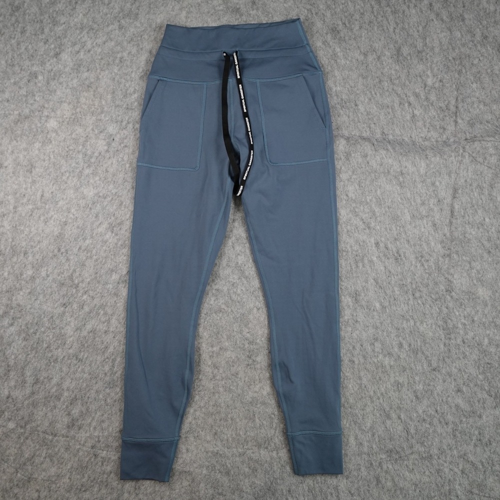 Spiritual Gangster Pants Womens Small Blue High Rise Jogger Pocket Athletic